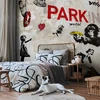 Fototapetai - Banksy grafičių koliažas