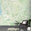 Fototapetai - Detalus Lietuvos žemėlapis lietuvių kalba