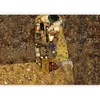 Fototapetai - Klimto įkvėpimas auksinis bučinys