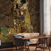 Fototapetai - Klimto įkvėpimas auksinis bučinys