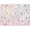 Fototapetai - Konfeti stiliaus terrazzo violetinis rožinis raštas