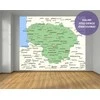 Fototapetai - Lietuvos žemėlapis 500x280cm (PASKUTINIS)