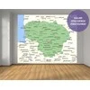 Fototapetai - Lietuvos žemėlapis