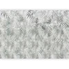 Fototapetai - Minimalistinis peizažas su pilkais egzotiniais lapais