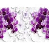 Fototapetai - Orchidėjos ir deimantai