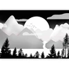 Fototapetai - Peizažas saulėlydyje antras variantas