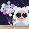 Fototapetai - Planetų puokštė (BLURRY)
