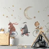 Fototapetai - Subtilūs gyvūnai tarp žvaigždžių akvarelė