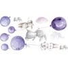 Interjero lipdukas - Kiškiai ir violetiniai balionai