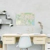 Kamštinis paveikslas - Detalusis Kauno žemėlapis