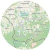 Kamštinis paveikslas - Detalusis Lietuvos žemėlapis