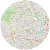 Kamštinis paveikslas - Detalusis Panevėžio žemėlapis