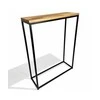 Konsolė - Loft 60X80X20cm. Vienos lentynos