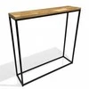 Konsolė - Loft 80X80X20cm. Vienos lentynos (PASKUTINĖ)