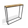 Konsolė - Loft 80X80X20cm. Vienos lentynos (PASKUTINĖ)