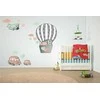 Lipdukas vaikams Automobiliai oro balione 60x120cm (PASKUTINIS)