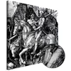Paveikslas Albrecht Dürer - Riteris, mirtis ir velnias