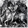 Paveikslas Albrecht Dürer - Riteris, mirtis ir velnias