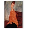 Paveikslas Amedeo Modigliani - Žana Hebiutern su geltonu megztiniu