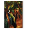 Paveikslas August Macke - Saulėtas takas