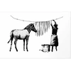 Paveikslas - Banksy: Zebro prausimas