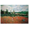 Paveikslas Claude Monet - Aguonų laukas prie Vétheuil
