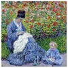 Paveikslas Claude Monet - Madam Monė ir jos sūnus