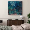 Paveikslas Claude Monet - Menininko namas, matomas iš rožių sodo