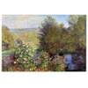 Paveikslas Claude Monet - Sodas Montgeron, detalė