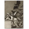 Paveikslas Francisco Goya - Proto miegas gimdo pabaisas