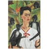 Paveikslas Frida Kahlo - Autoportretas su beždžionėmis