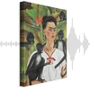 Paveikslas Frida Kahlo - Autoportretas su beždžionėmis