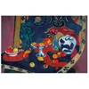 Paveikslas Henri Matisse - Natiurmortas su vaisiais ir bronzine statulėle