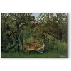 Paveikslas Henri Rousseau - Alkanas liūtas puola antilopę