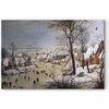 Paveikslas Pieter Bruegel Vyresnysis - Žiemos peizažas su paukščių spąstais