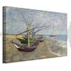 Paveikslas Vincent van Gogh - Žvejų valtys paplūdimyje