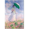 Paveikslas XXL Claude Monet - Moteris su skėčiu, žvelgianti į dešinę