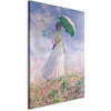 Paveikslas XXL Claude Monet - Moteris su skėčiu, žvelgianti į dešinę