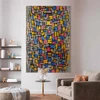 Paveikslas XXL Piet Mondrian - Kompozicija