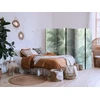 Pertvara - Dideli lapai žalsvai mėtų atspalviais - botaninis motyvas - 5 dalių