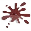 Sieninis laikrodis "Rašalo dėmė" Šokoladinės spalvos (PASKUTINIS)