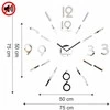 Sieninis laikrodis Žavesys 2 50-75cm veidrodinis (PASKUTINIS)