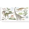 Sienų lipdukai vaikams Dinozaurai – ugnikalnio išsiveržimas