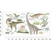 Sienų lipdukai vaikams Dinozaurai – ugnikalnio išsiveržimas