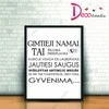 Sienų lipdukas "Gimtieji namai"