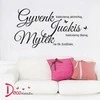 Sienų lipdukas "Gyvenk, juokis, mylėk"
