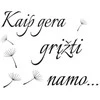 Sienų lipdukas Kaip gera grįžti namo 2