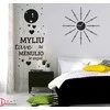 Sienų lipdukas "Myliu tave iki mėnulio ir atgal"
