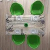 Staltiesė Levandos ant vintažinės medienos