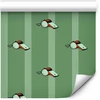 Tapetai - Sporto švilpukų raštas žaliame fone
